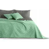 DecoKing Gewatteerde Dekbedovertrek Mint Groen 260x280cm Dubbelzijdig
