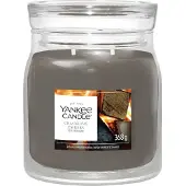 Yankee candle - Crackling Embers Medium Jar - tot 50 branduren
