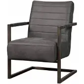 Tower Living Fauteuil Rocca Bull Antraciet
