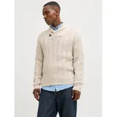 Jack & jones Premium Trui 'JPRBLUSEAN' lichtbeige