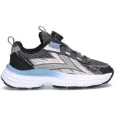 Braqeez Giles Gen chunky sneakers - antraciet Grijs Jongens Imitatieleer - maat 31