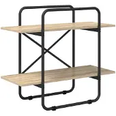 vidaXL Boekenplank 2-laags 60 x 35 x 70 cm PB Sonoma Eiken