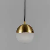 Schwung Molecule Hanglamp Lacquered Burnished Brass | Frosted