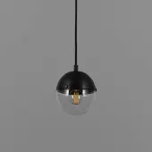 Schwung Molecule Hanglamp Black Gunmetal | Transparent