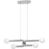 Eglo Hanglamp Mellili, dimbaar, chroom / zilver, Woon-/ Eetkamer, metaal, Modern, hanglamp