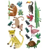 Art For the Home Muurstickers Jungle Dieren