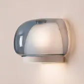 Eglo Wandlamp Belomontejo, blauw, Woon-/ Eetkamer, Glas, Jong wonen, wandlamp
