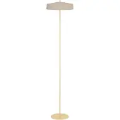 Eglo Vloerlamp Valdiola, crème / amber, Woon-/ Eetkamer, metaal, vloerlamp