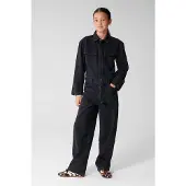 Shoeby denim jumpsuit - zwart Effen - maat 122/128