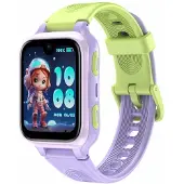 Lag Montre connectée pour enfant K9 Violet avec bracelet Violet et Vert