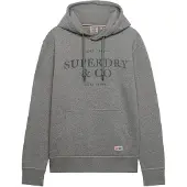 Superdry Sweatshirt '1954' donkergrijs / grijs gemêleerd