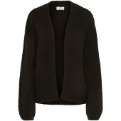 JDY Gebreid vest 'JDYDinea' donkerbruin