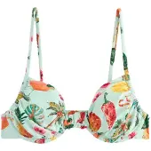 Next Bikinitop geel / mintgroen / oranje / donkerrood