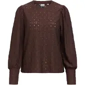 Object Blouse 'OBJLaila' chocoladebruin