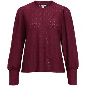 Object Blouse 'OBJLAILA' wijnrood