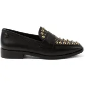 Lazamani Loafers Dames Zwart Leer | Maat 39