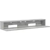 vidaXL studiobureau Betongrijs 152 x 36 x 19,5 cm Bewerkt hout