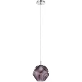 Eglo Hanglamp Meliciano, dimbaar, paars / roze / rose, Woon-/ Eetkamer, Glas, hanglamp