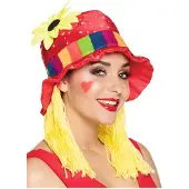 Boland - Hoed Clara Multi - 59 - Volwassenen - Vrouwen - Clown - Circus