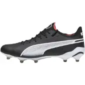Puma Unisex Adult King Ultimate Stevige Grond Voetbalschoenen (Zwart, Wit)