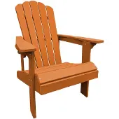 UNUS Adirondack tuinstoel Lino oranje gerecycled HDPE weerbestendig