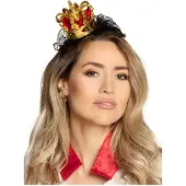 Boland Tiara koningin (zwart)