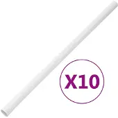 DKD Home Decor Installatiebuizen met clips, Ø30 mm, 10 meter, PVC