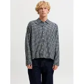 Jack & jones Wide Fit Geruit Overhemd
