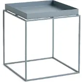 HAY Tray Table medium bijzettafel Pigeon blue, 40x40x44 cm