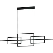 Eglo 39798 Puebla Hanglamp Staal Zwart/Kunststof Wit - 35W/5000LM/3000K