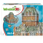 Wrebbit 3D Puzzle - Chateau Frontenac (865 stukjes)