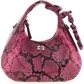 Ganni Fuchsia Gerecycled Polyester Handtas