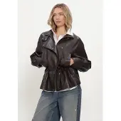 Grace & Mila Dames Jassen Jacket - Bruin - Maat L