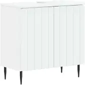 vidaXL Wastafel kabinet voor de badkamer ZWOLLE Wit