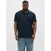 Jack & Jones Austin Plus Size Korte Mouw Poloshirt