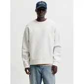 Jack & Jones Sweatshirt 'JJEBARRON' wit gemêleerd