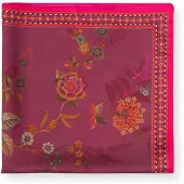 Pip studio - Sjaal - Bodhi Flower - Rood - 53x53cm