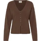 Fransa Gebreid vest bruin