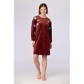 Woody Slaapkleedje bordeaux - maat 104/4J