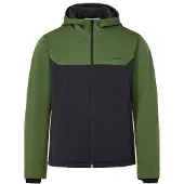 Vaude - Qimsa Hooded Softshell Jacket II - Fietsjack S, olijfgroen/zwart