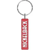 Rock Off Nickelback - Logo Sleutelhanger - Zilverkleurig/Rood