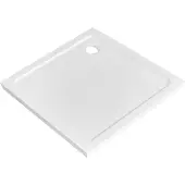 Adema Dawn douchebak - 100x100x4cm - vierkant SMC - glans wit