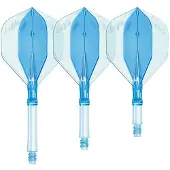 L-Style L-System L1 Clear Blue - Dart Flights