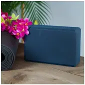 BERK Yoga Blok EVA-Schuim Blauw Rechthoekig