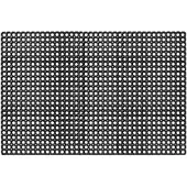 ANRO Deurmat Zwart 100x200 cm - Schoonloopmat - Antislip