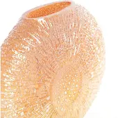 Light & Living Light&living Vaas 40,5x11x30,5 cm CONCHA glas perzik