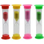 Midex Zandlopers 5 Minuten Timer voor Kinderen - Set van 4