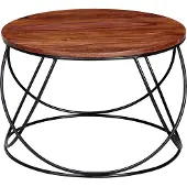 Wohnling Salontafel sheeshamhout bruin 60 cm WL6.171