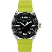 Breil Analoog horloge 'Score' kiwi / zwart / zilver