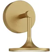 ELSTEAD Wandlamp Issa, dimbaar, messing / goud, Badkamer, Aluminium, wandlamp